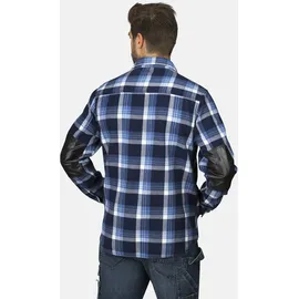Hero by John Medoox Overshirt Karohemd Blau M