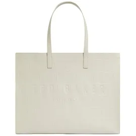 Ted Baker Allicon Croc Effect Schultertasche Synthetik Ivory
