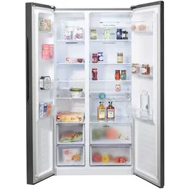 Hisense RS677N4BID Side-by-Side (519 l, 1786 mm hoch, Edelstahl)