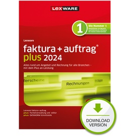 Lexware faktura+auftrag Plus 2024 Jahresversion, ESD (deutsch) (PC) (08859-2038)