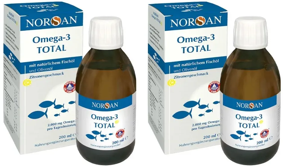 Norsan Omega 3 Total Fischöl flüssig Zitrone