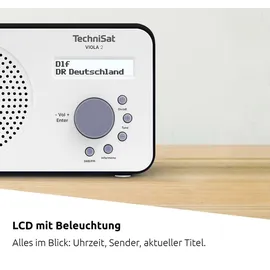 TechniSat Viola 2 weiß/schwarz
