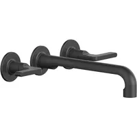 GESSI Inciso 2-Griff-Waschtischarmatur Schwarz