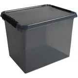 sunware perfectly organised Aufbewahrungsbox Comfort Line 52 l 1-tlg. grau transparent