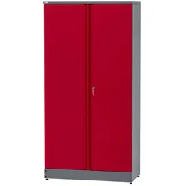 KÜPPER Hochschrank Stahl 91x180x45 cm rot