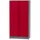 KÜPPER Hochschrank Stahl 91x180x45 cm rot
