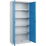 C+P Werkstattschrank Basis PLUS, 1950x930x400mm, 7035/5012