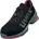Halbschuh gelocht schwarz/rot 43