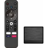 Android 12.0 TV-Box Quad-Core 2 GB + 16 GB 4K Smart TV-Box mit Sprachfernbedienung Streaming Media Player-Unterstuetzung 2,4 G/5 G WiFi BT 5.4