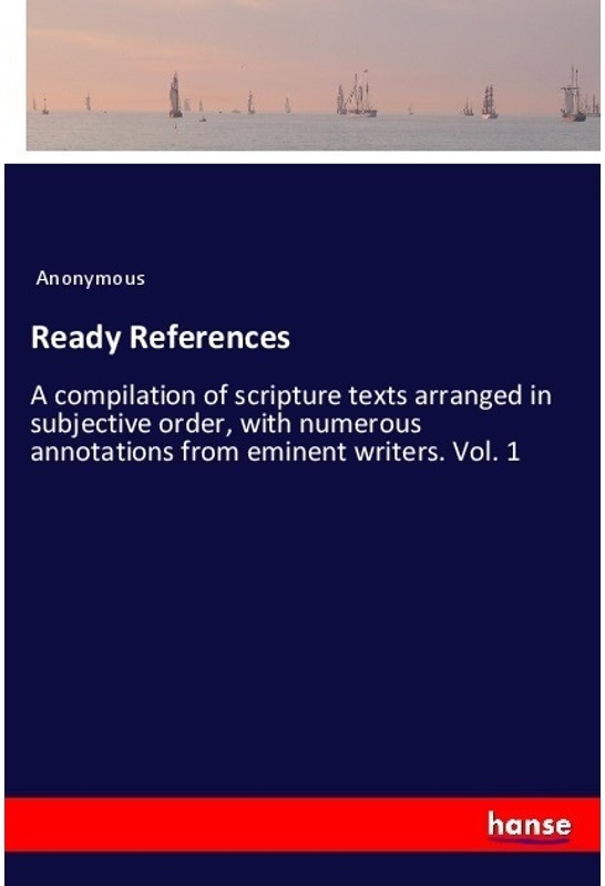 Ready References - Anonym, Kartoniert (TB)