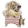 ABC home | Spieluhr Katzen | Porzellan | Melodie | 14 cm H