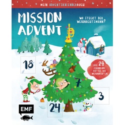 Adventskalender / Mein Adventskalender-Buch: Mission Advent, Gebunden