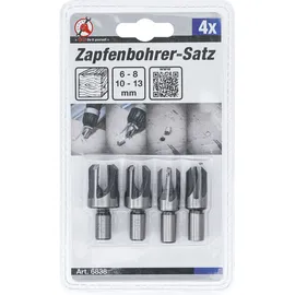 BGS Do it yourself Zapfenbohrer-Satz | 6 - 8 - 10 - 13 mm | 4-tlg.