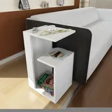 moebel17 Beistelltisch Sister weiß Spanplatte B/H/T: ca. 35x60x29 cm, 1551