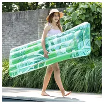 Evolution - Pool Matratze Tropical 177 cm pvc grün weiß 80kg Traglast Luft Spaß Baden Kinder