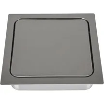 LAMP LAMP® Einwurfklappe gedämpft eckig 170 x 170 mm Edelstahl