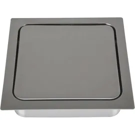 LAMP LAMP® Einwurfklappe gedämpft eckig 170 x 170 mm Edelstahl