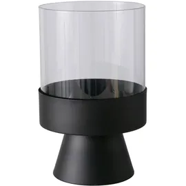 Boltze Windlicht Pallas Glas Schwarz