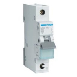Hager Leitungsschutzschalter MCS 163, 63A, 1-polig - QuickConnect