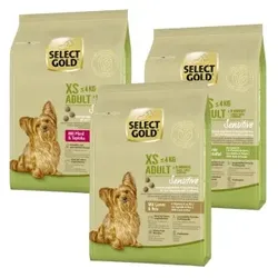 SELECT GOLD Sensitive XS Adult Probierpaket 3x1kg