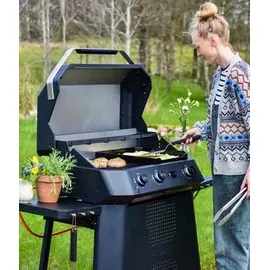 cozze Plancha 800 70 cm Stahl schwarz