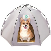 Zelt für Hunde | Tipi-Zelt für Haustiere,Faltbares Katzen-Tipi, atmungsaktive Katzenbetthöhle, Katzenspielzelte, Sommer-Katzenhaus für kleine mittelgroße Katzen und Hunde Xuanshengjia