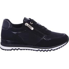 Marco Tozzi Damen Sneaker flach Vegan Freizeit, Schwarz 38