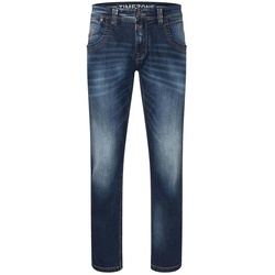 TIMEZONE Herren Jeans REGULAR ELIAZTZ Regular Fit Blau Work Wash 3681 Normaler Bund Reißverschluss W 29 L 32