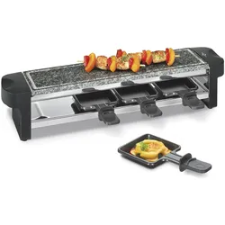 Küchenprofi Raclette Quattro Edelstahl Schwarz