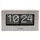 Karlsson - Wand-/Tischuhr Boxed Flip - Gebürsteter Stahl - 20,5x7x11,5cm - Grau