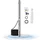 Vevor Tiefbrunnenpumpe 550 W 100 L/min 53 m mit 20 m Kabel und externem Steuerkasten