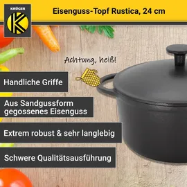 Krüger Rustica Fleischtopf 24 cm