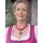Allgäu Rebell Collier Marlene rosa/Textil