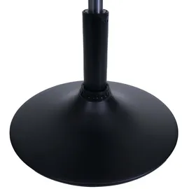 Mendler 2er-Set Hocker HWC-C22, Sitzhocker, höhenverstellbar drehbar Ø 37cm Stoff Chenille (465g/m2) FSC® ~ braun