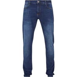 Bequeme Jeans 2Y STUDIOS "2Y Studios Herren Basic Slim Fit Jeans" Gr. 34/34, Länge 34, blau (blue) Herren Jeans
