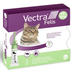 Vectra Felis Lösung gegen Flöhe & Zecken für Katzen