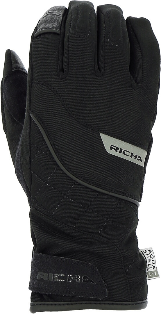 Richa Tina 2 waterdichte Dames Motorfiets Handschoenen, zwart, L Voorvrouw
