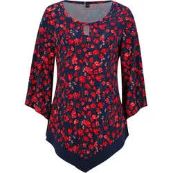 bonprix Shirt-Tunika, blau, 48/50 (XL)