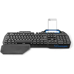 Nedis Wired Gaming Keyboard - USB - Mechanische Tasten - RGB - Nordisch - ND-Layout - Stromversorgung über USB - Netzkabellänge: 1.70 m - Gaming