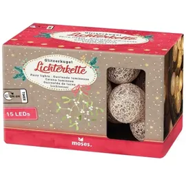 Moses Lichterkette Glitzerkugel