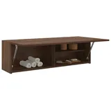 vidaXL Bad-Wandschrank Braun Eichen-Optik 100x25x30 cm Holzwerkstoff