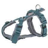 Trixie Premium Trekking Hundegeschirr Petrol/Graphit S