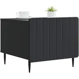 vidaXL Couchtisch mit Schubladen Schwarz 49 x 50 x 42 cm
