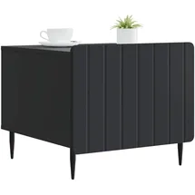 vidaXL Couchtisch mit Schubladen Schwarz 49 x 50 x 42 cm