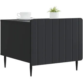 vidaXL Couchtisch mit Schubladen Schwarz 49 x 50 x 42 cm