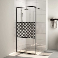 vidaXL Duschwand für Begehbare Dusche mit Klarem ESG Glas 80x195 cm
