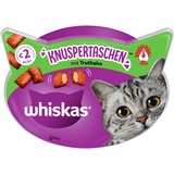 Whiskas Knuspertaschen Pute 8 x 60 g