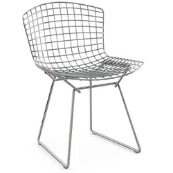 Knoll - Bertoia Stuhl ohne Polster, Chrom