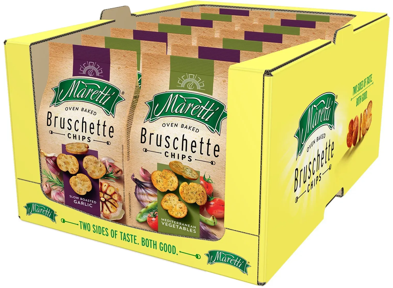 Maretti Bruschette Chips verschiedene Sorten 150 g, 14er Pack