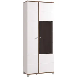 INOSIGN Vitrine Burgundy 78,5 x 40 x 200,5 cm Weiß